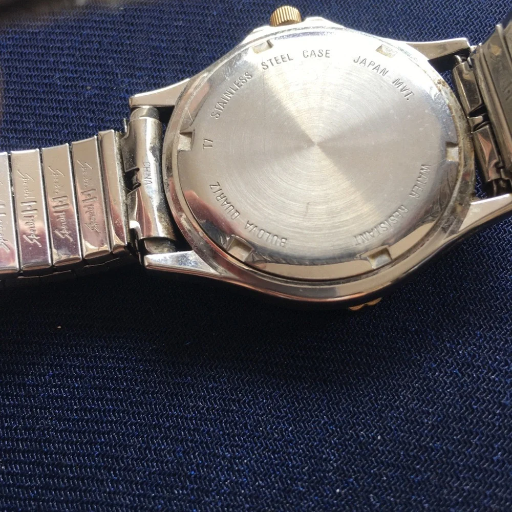 Bulova Men's Two-Tone Gold & Silver Marine Star Watch